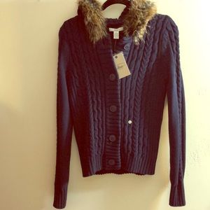 NWT Bass Navy Blue Sweater